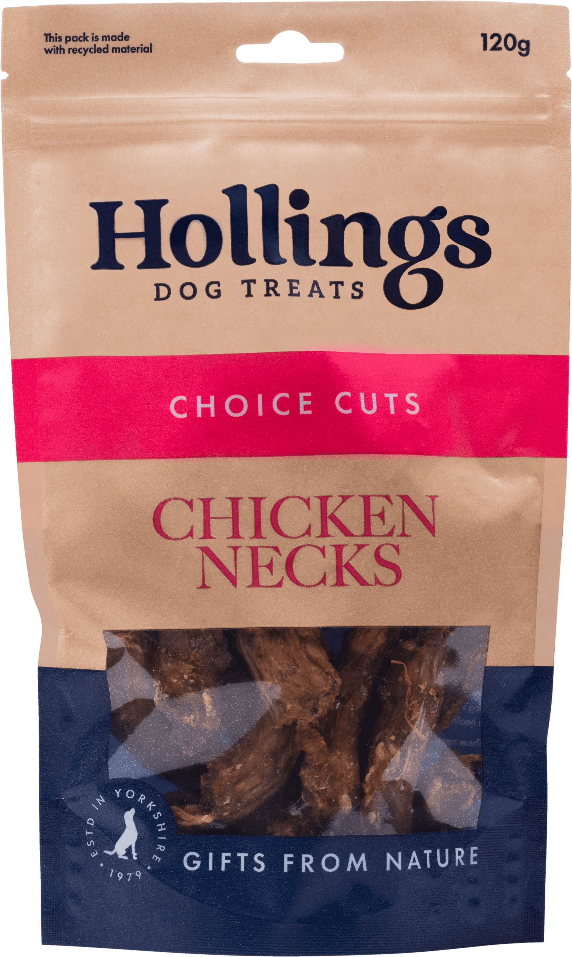 Hollings Chicken Necks Dog Treats