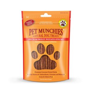 Pet Munchies Natural Duck & Sweet Potato Dental Dog Treats
