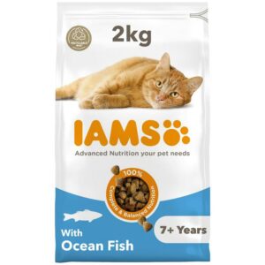 IAMS for Vitality Senior with Ocean Fish Dry Cat Food
