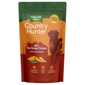 Natures Menu Country Hunter Free Range Chicken With Superfoods Wet Dog Food Pouches