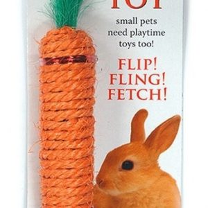 Small 'N' Furry Sisal Carrot Toy