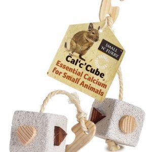 Small 'N' Furry Cal 'c' Cube Pumice Toy