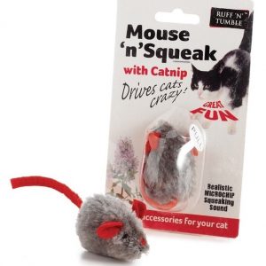 Ruff 'N' Tumble Mouse 'N' Squeak Catnip Toy