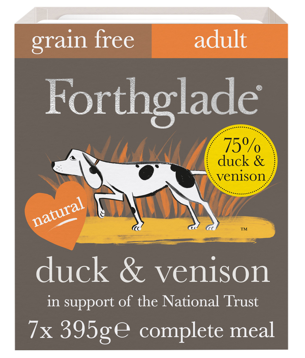 Forthglade Gourmet Duck & Venison Grain Free Wet Dog Food