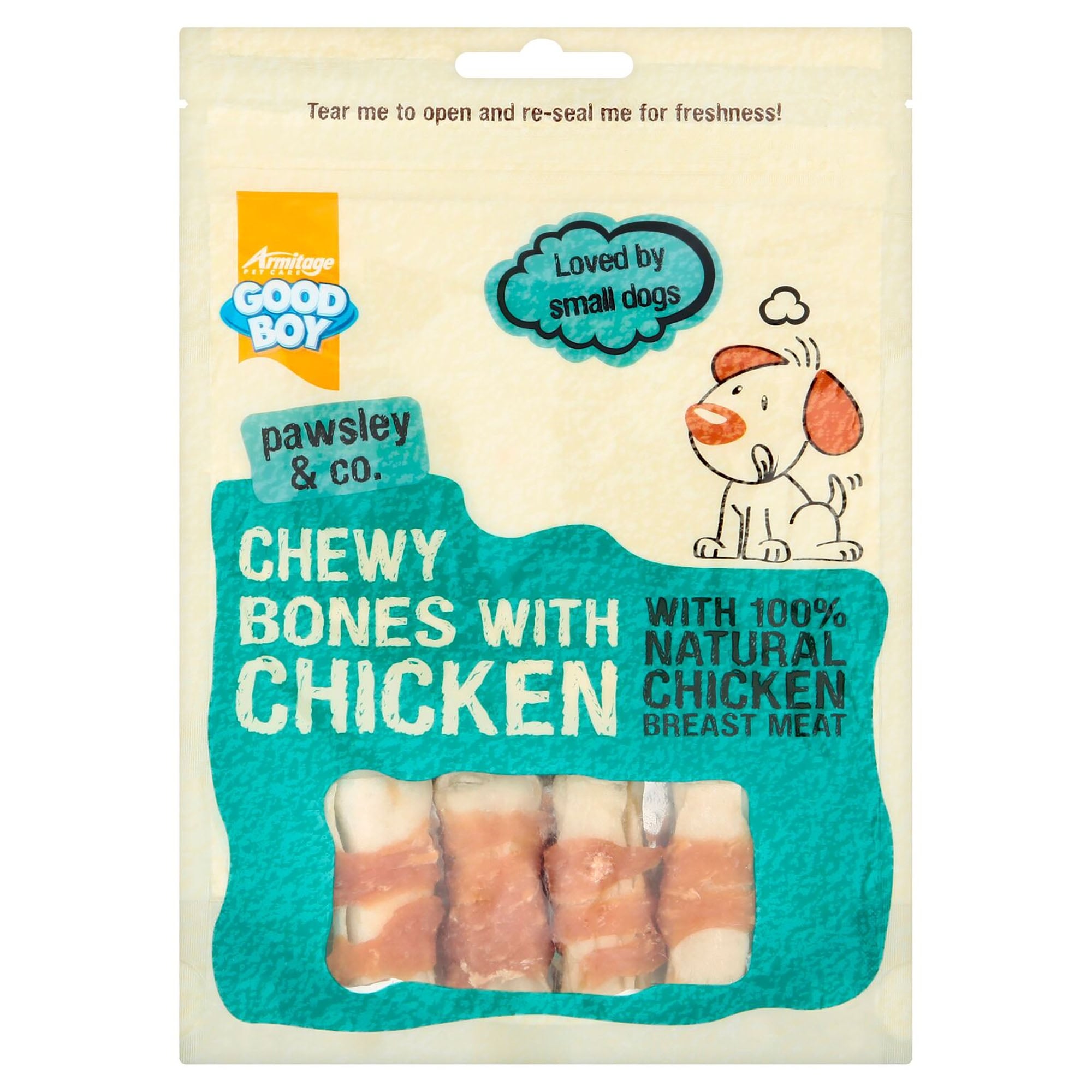 Good Boy Chewy Bones with Chicken Dog Treats