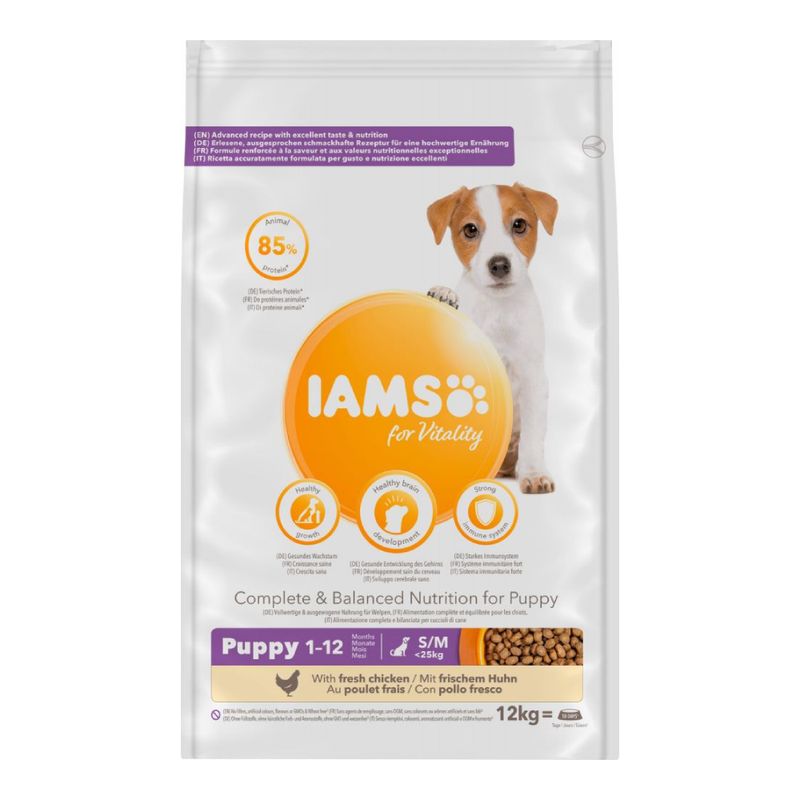 IAMS Vitality Small and Medium Breed Puppy Dry Food Fresh Chicken