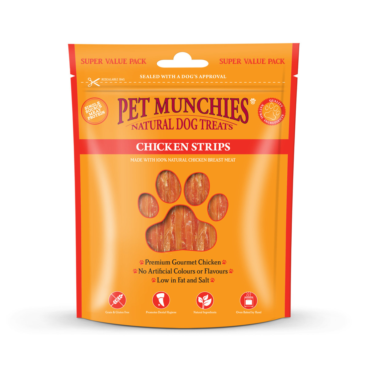 Pet Munchies Chicken Strips Super Value Pack Natural Dog Treats