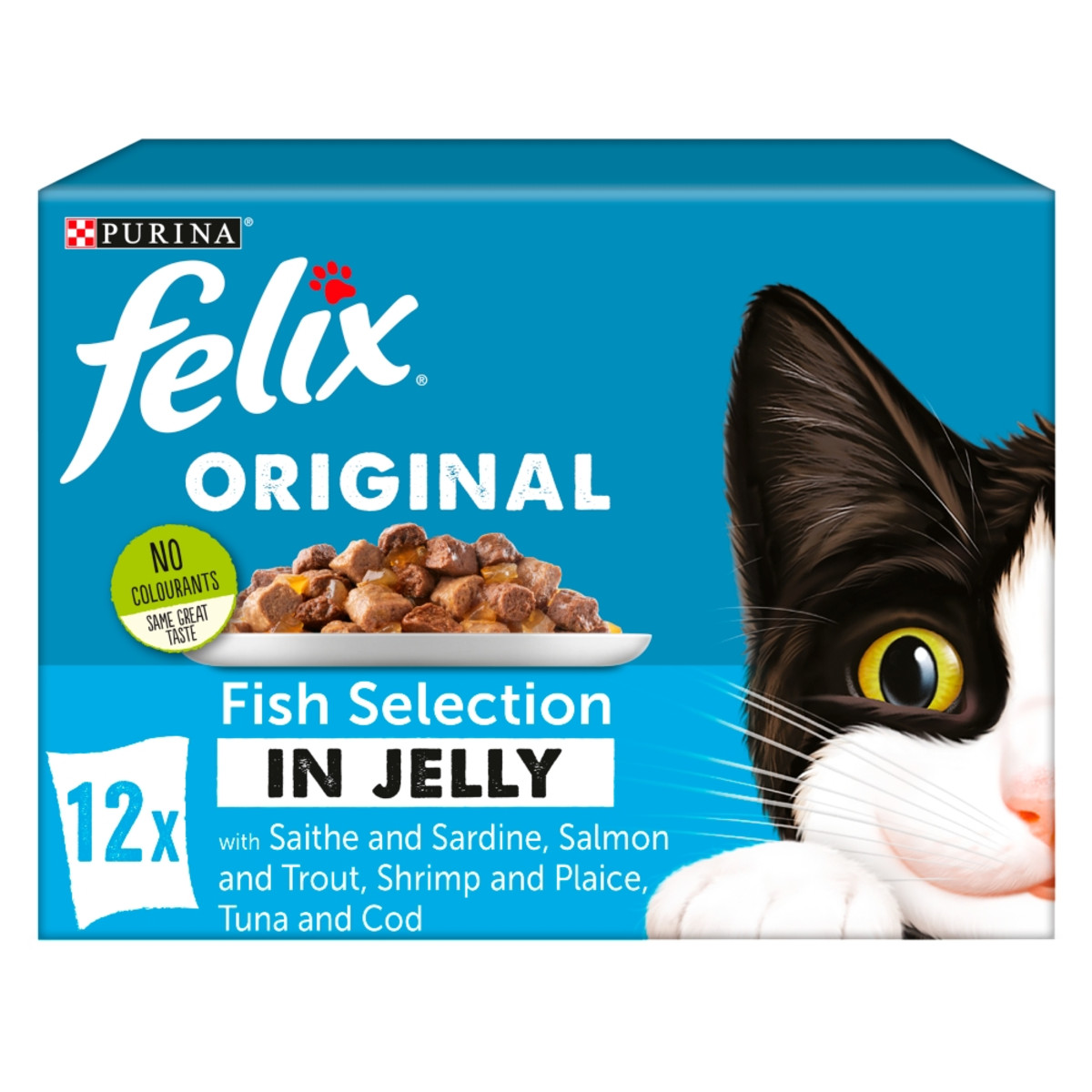 Felix Fish Selection in Jelly Wet Cat Food Pouches