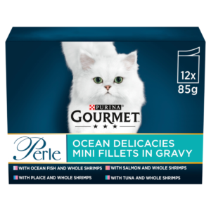 GOURMET Perle Ocean Delicacies in Gravy Wet Cat Food