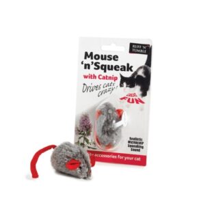 Ruff 'N' Tumble Mouse 'N' Squeak Catnip Toy