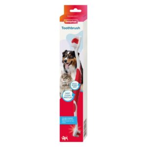 Beaphar Double-Ended Toothbrush for Cats and Dogs