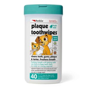 Petkin Plaque Toothwipes