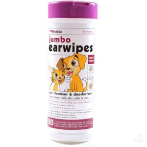 Petkin Jumbo Ear Wipes