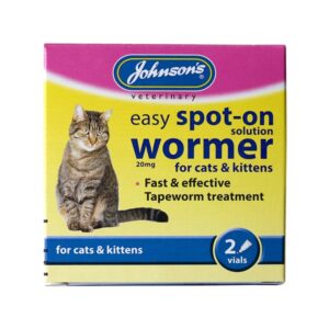 Johnson Easy Spot-On Wormer for Cats & Kittens