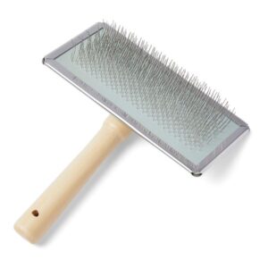 Ancol-Ergo-Wooden-Handle-Slicker-Brush