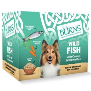 Burns Wild Fish with Carrots & Organic Brown Rice