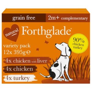 Forthglade Just Chicken, Chicken With Liver & Turkey