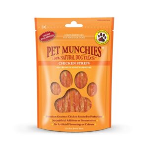 Pet Munchies Chicken Strips Natural Dog Treats