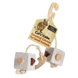 Small 'N' Furry Cal 'c' Cube Pumice Toy