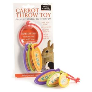 Small 'N' Furry Carrot Throw Toy