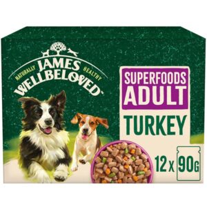 James Wellbeloved Superfoods Turkey in Gravy Wet Pouch