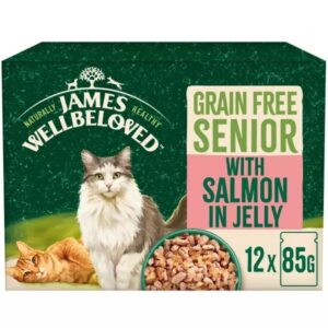 James Wellbeloved Senior Cat Salmon in Jelly Grain Free