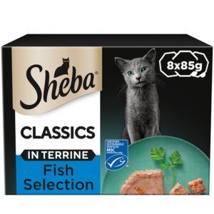Sheba Classics with Salmon in Terrine Wet Cat Food