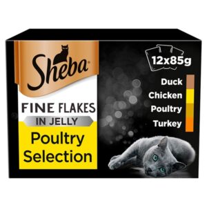 Sheba Fine Flakes Poultry In Jelly