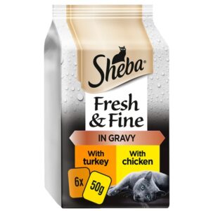 Sheba Fresh & Fine Chicken & Turkey Gravy