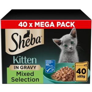 Sheba Mixed Selection in Gravy Wet Kitten Food