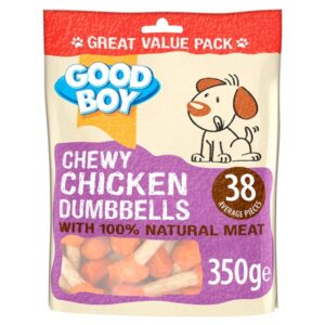 Good Boy Chewy Chicken Dumbbells