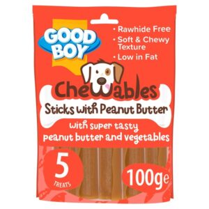 Good Boys Chewables Peanut Butter Sticks
