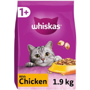 Whiskas 1+ Dry Adult Cat Food Chicken