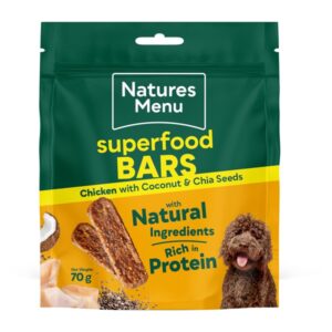Natures Menu Superfood Dog Treat Bars Chicken