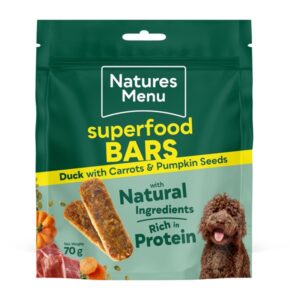 Natures Menu Superfood Dog Treat Bars Duck