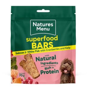 Natures Menu Superfood Dog Treat Bars Fish