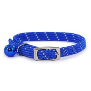 Ancol Reflective Elastic Blue Cat Collar