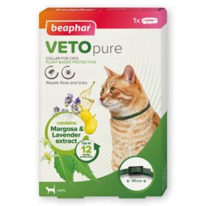 Beaphar VETOpure Plant-Based Protection Cat Flea Collar