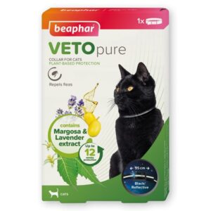 Beaphar VETOpure Plant-Based Protection Flea Reflective Cat Collar