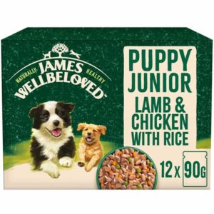 James Wellbeloved Puppy Lamb Chicken Rice Gravy Pouch