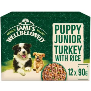 James Wellbeloved Puppy Turkey & Rice in Gravy Pouch