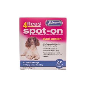 Johnsons 4fleas Spot-On Medium Dogs
