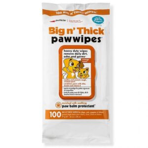Petkin Big n Thick Paw Wipes