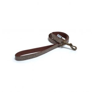 Ancol Heritage Taupe Herringbone Lead