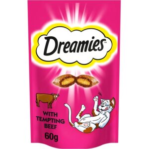 Dreamies Cat Treat Biscuits with Beef