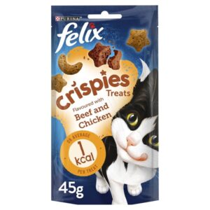 Felix Crispies Beef & Chicken Cat Treats