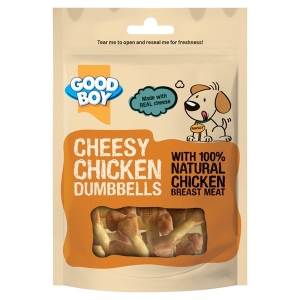 Good Boy Cheesy Chicken Dumbbells