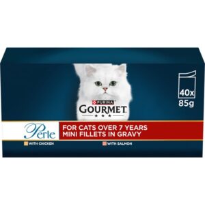 GOURMET Perle Senior 7+ Mini Fillets in Gravy