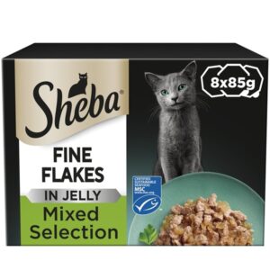 SHEBA Fine Flakes Adult Mixed Selection in Jelly