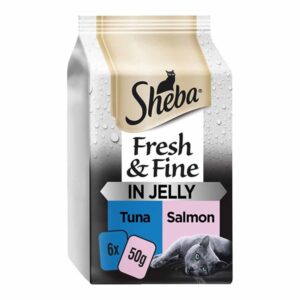 Sheba Fresh & Fine Tuna & Salmon in Jelly
